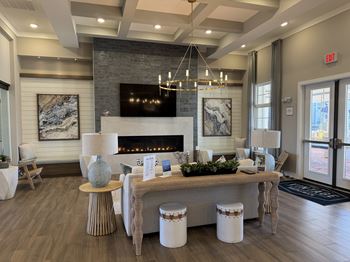 Resident clubroom with flat screen tv's